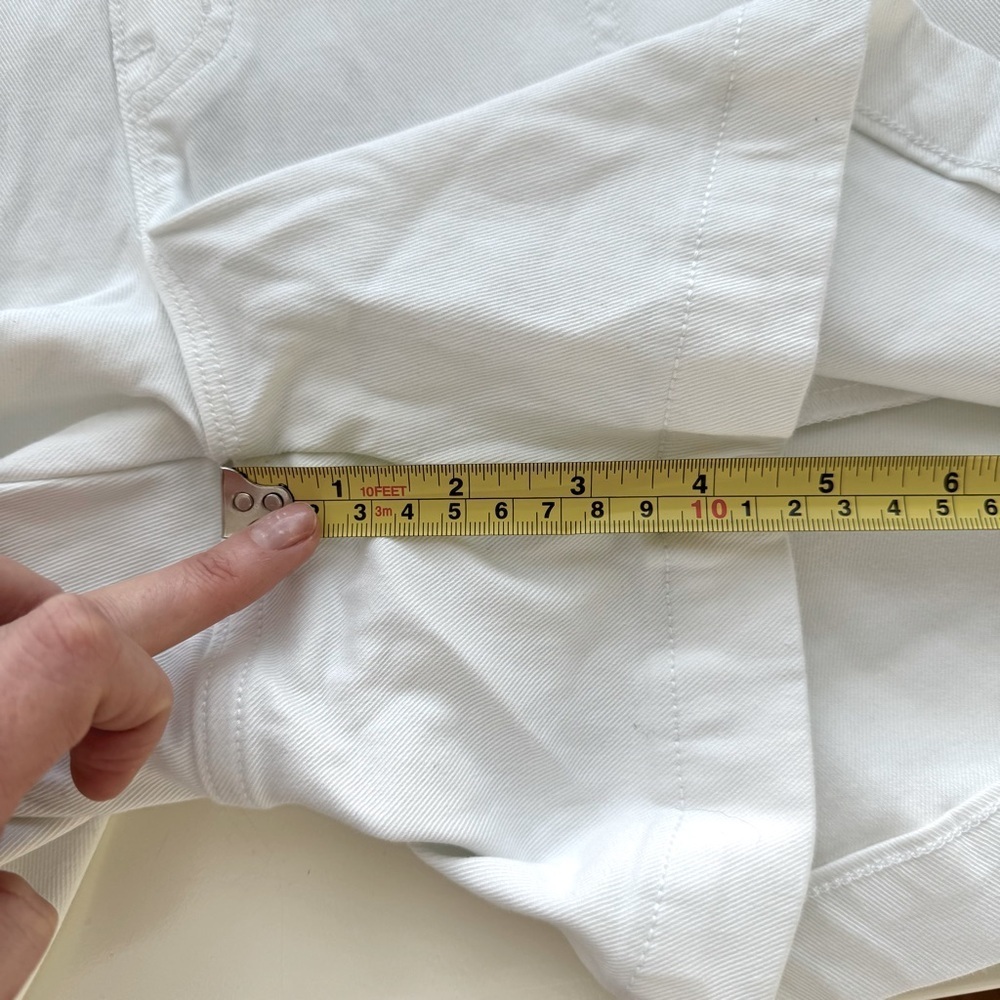 SPANX Stretch Twill Shorts size XL white - Picture 12 of 13